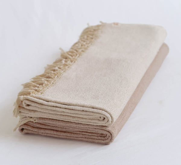 Organic Cotton Yoga Blanket - Naturally Dyed