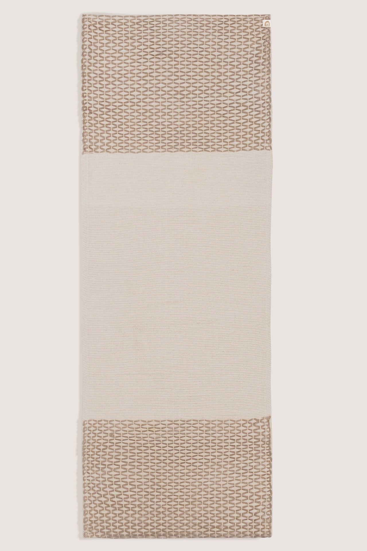 Diamond Yoga Mat - Clay & Cream