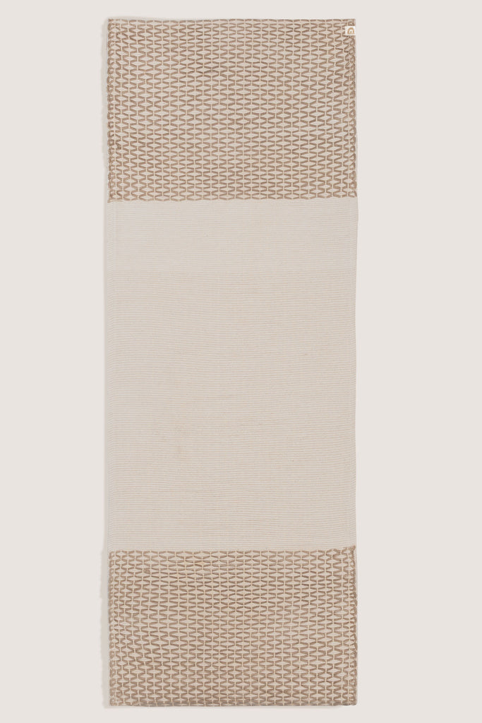 Diamond Yoga Mat - Clay & Cream 7mm