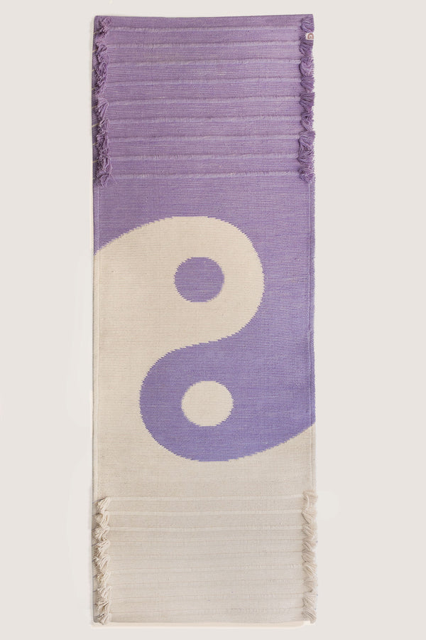 Yin-Yang Amethyst - Naturally Dyed Herbal Yoga Mat 7mm