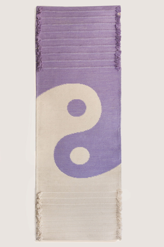 Yin-Yang Amethyst - Naturally Dyed Herbal Yoga Mat 7mm