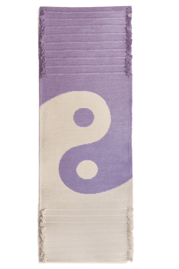 Yin-Yang Amethyst - Naturally Dyed Herbal Yoga Mat 7mm