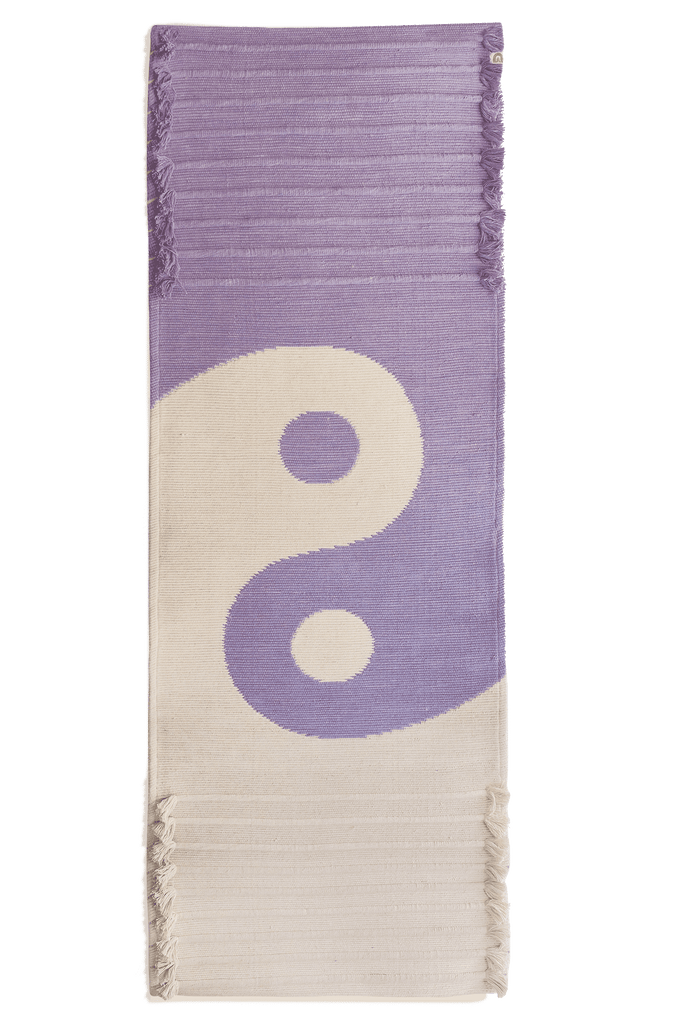 Yin-Yang Amethyst - Naturally Dyed Herbal Yoga Mat 7mm